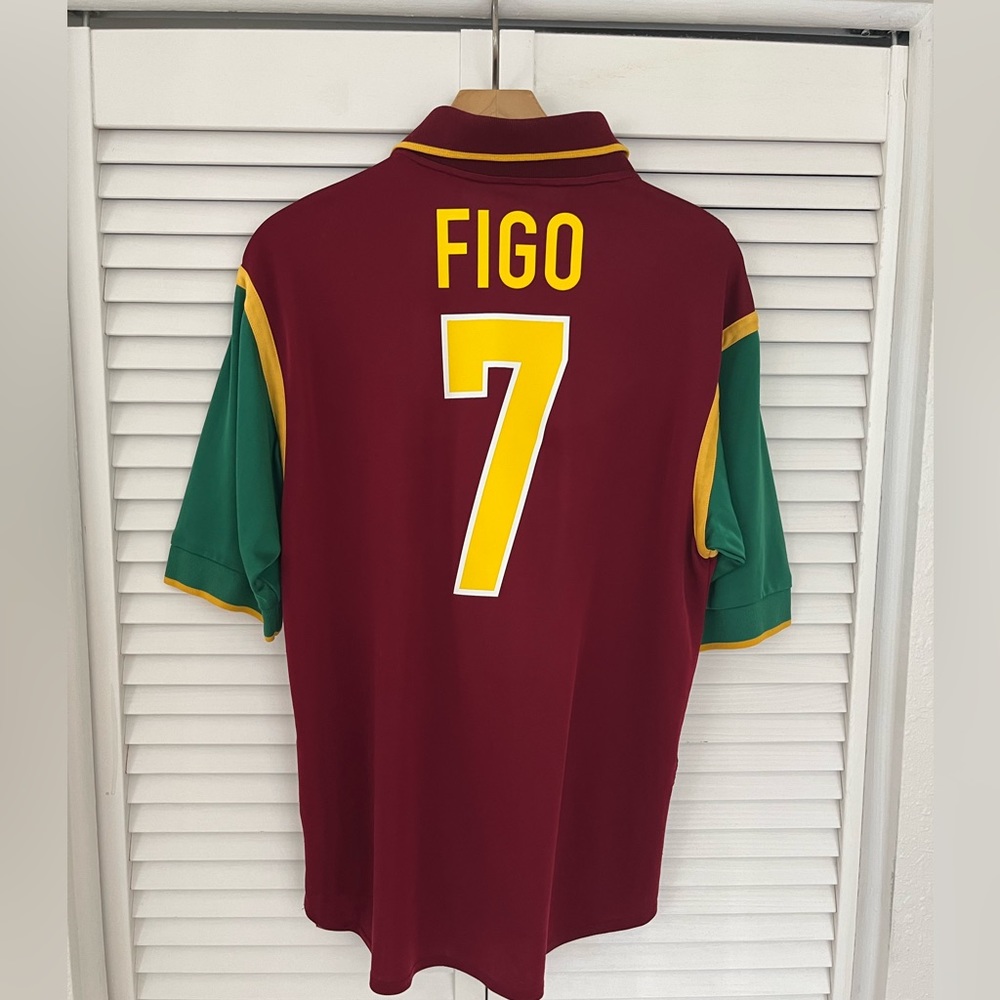 Portugal Figo soccer jersey
